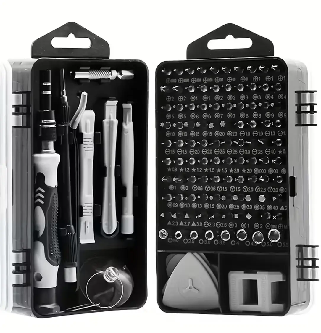 115 in 1 Precision Screwdriver Set, Electronics Repair Tool Kit for PC, Laptop, Cellphone, Watch, PS4, Vive VR, Toy, Eyeglass from PriceLows™