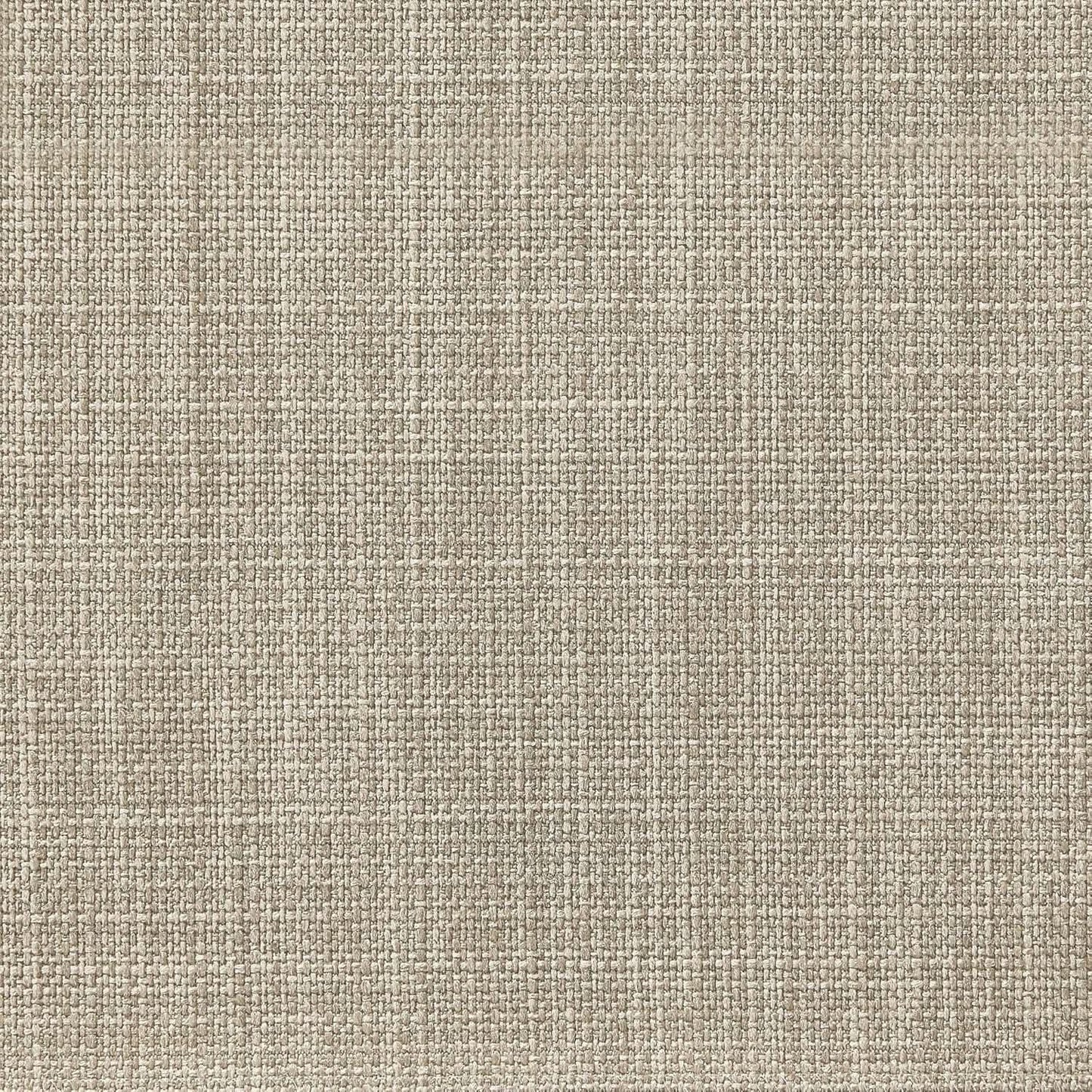 Beige Linen Round Storage Ottoman Featuring Tufting from PriceLows™