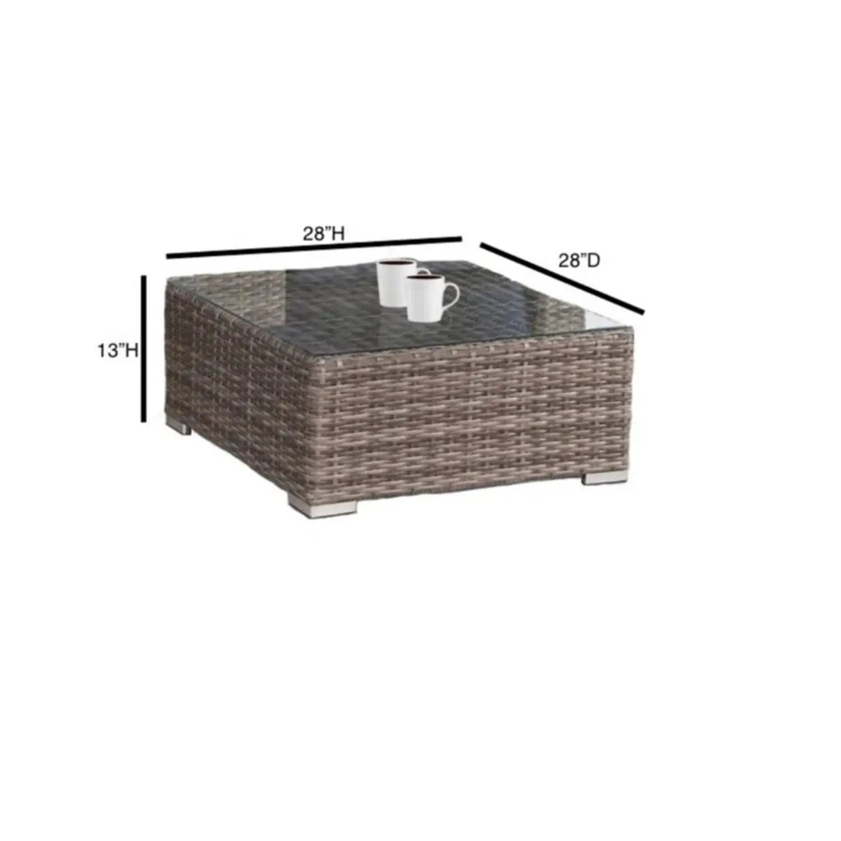 Outdoor Sectional Set | Handcrafted Wicker | Ultra-Soft Cushions | Entertainment Seating