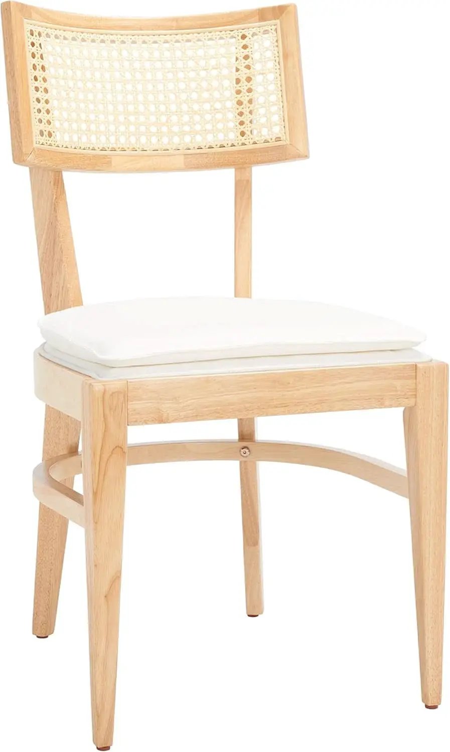 Dining Chair Natural Finish With Cane Detail Cushions from PriceLows™