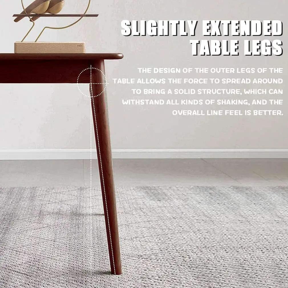 47 Inch Dining Table Natural Finish for Small Spaces from PriceLows™
