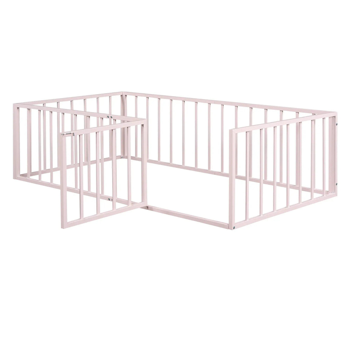 Metal Floor Bed Frame | Raised Fence Gate | Low Platform Design