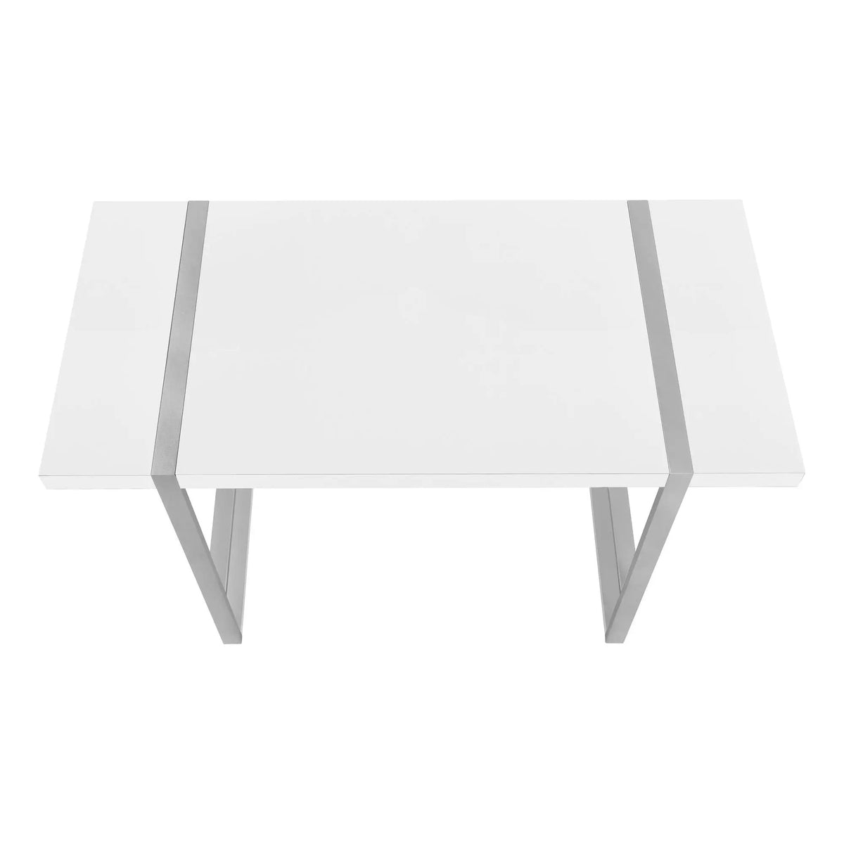 Industrial Computer Desk | 49 Inch Width | Robust Metal Legs | X-Shaped Support Bar