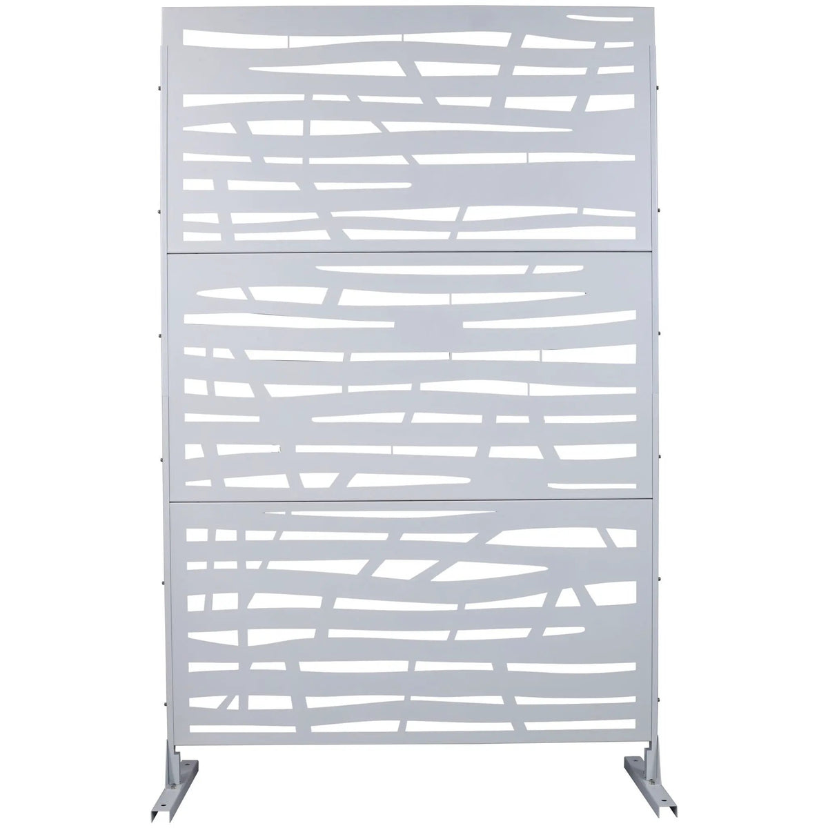 Metal Privacy Screen | Heavy Duty Room Divider | Indoor Outdoor Use
