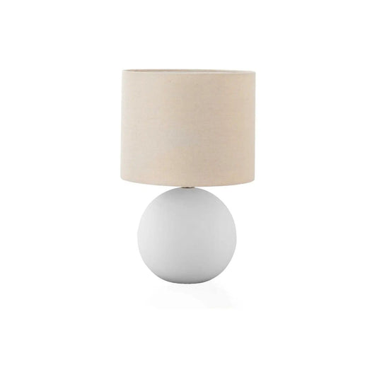 Contemporary Lighting, Table Lamp, Resin, Ceramic - | 10 x 10 x 15.75 in | Ceramic & Resin | Cream