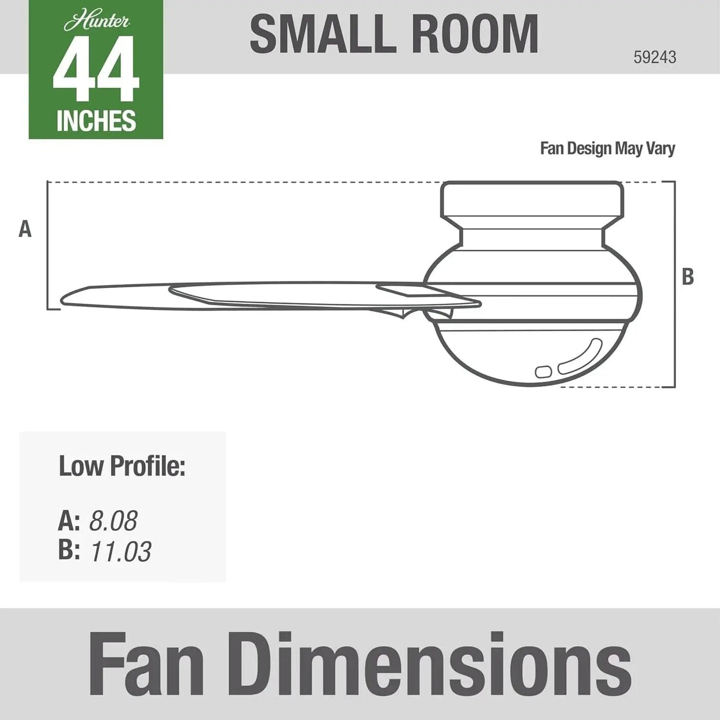 Fan Dempsey 44 Inch Brushed Nickel Ceiling Fan With LED from PriceLows™