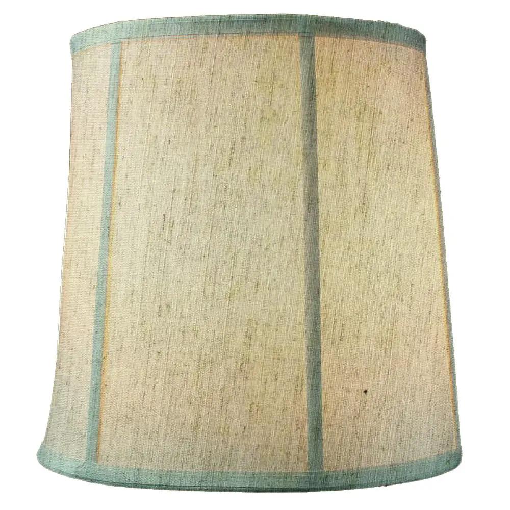 Drum Lamp Shade | 14x15 Inch | Softback Oatmeal | Premium Shantung Fabric