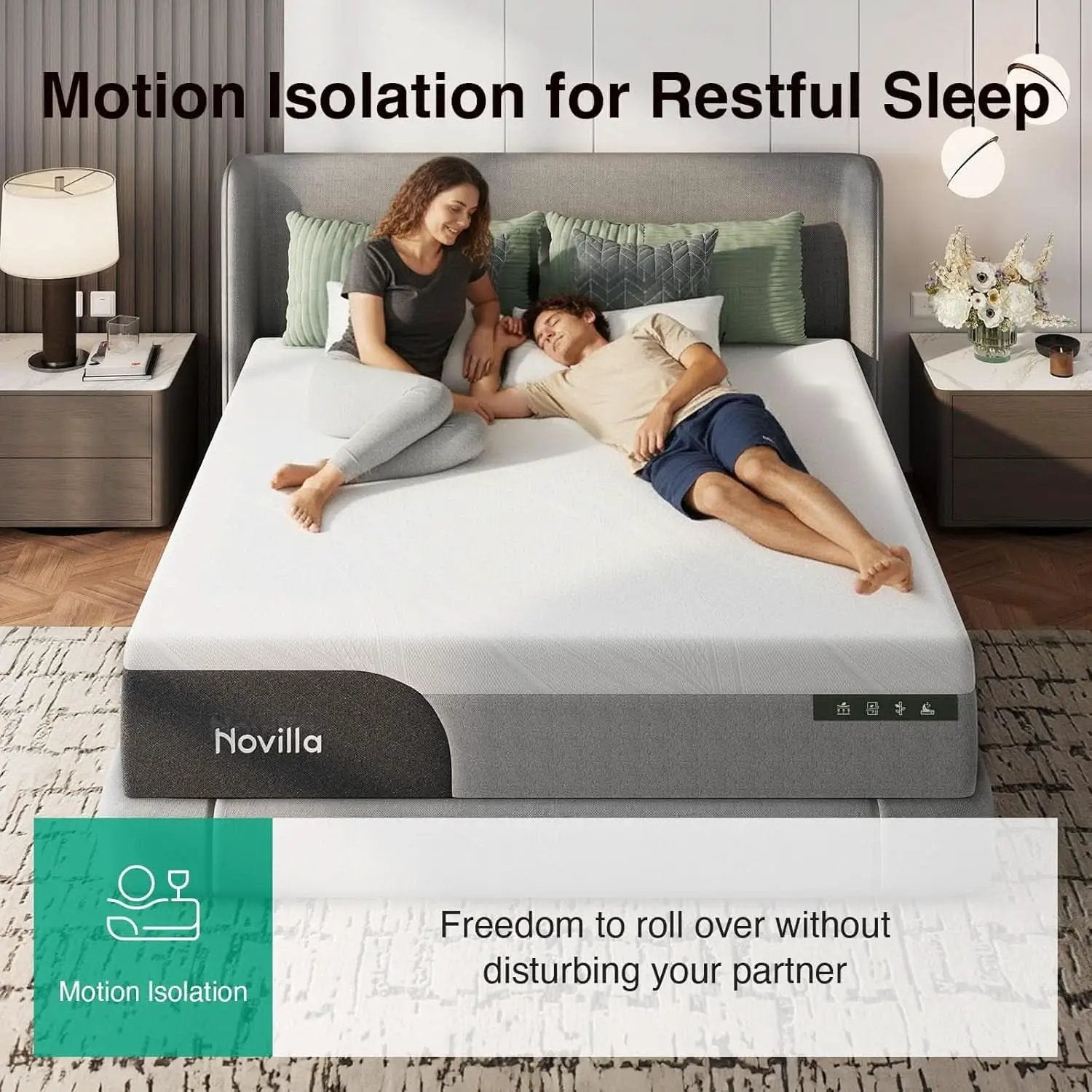 Queen Memory Foam Mattress FourteenInch CertipurUS Certified from PriceLows™