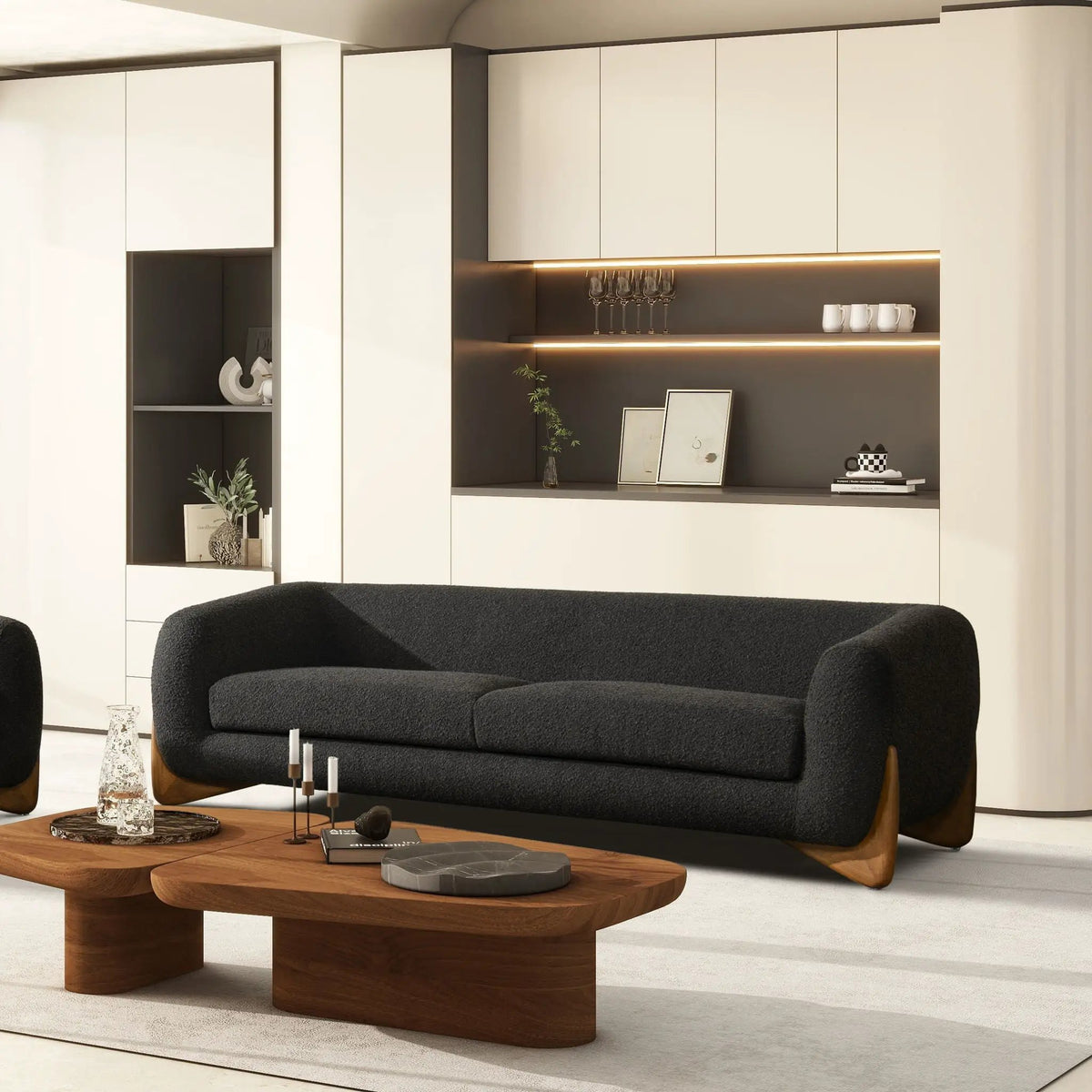 Alpine Sofa | Removable Seat Cushions | Comfortable Lounging | 90.5 Inch Length