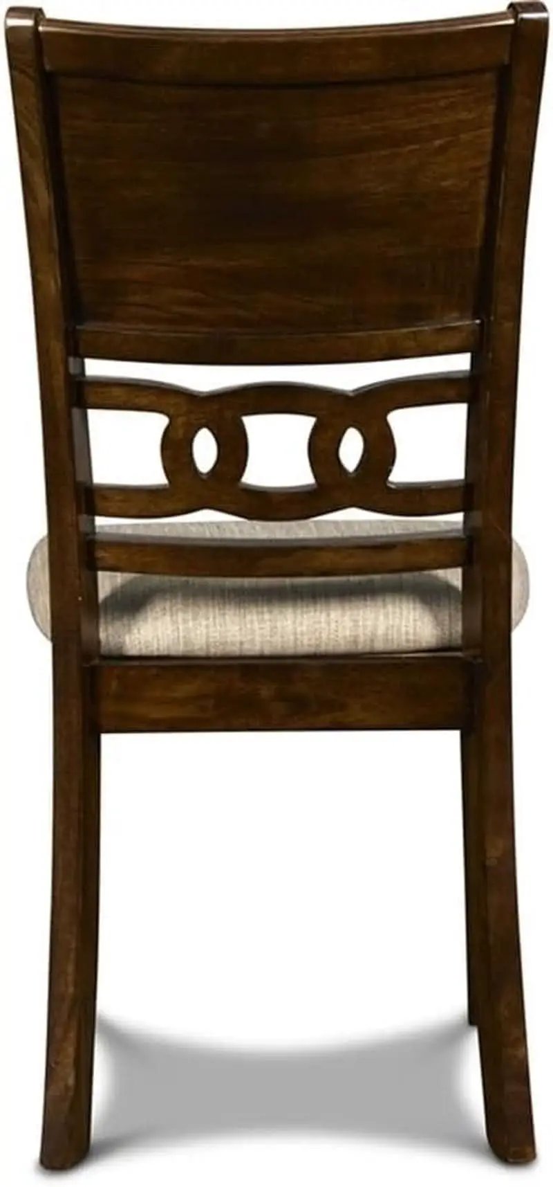 Elegant Solid Wood Circular Dining Set Cherry Brown from PriceLows™