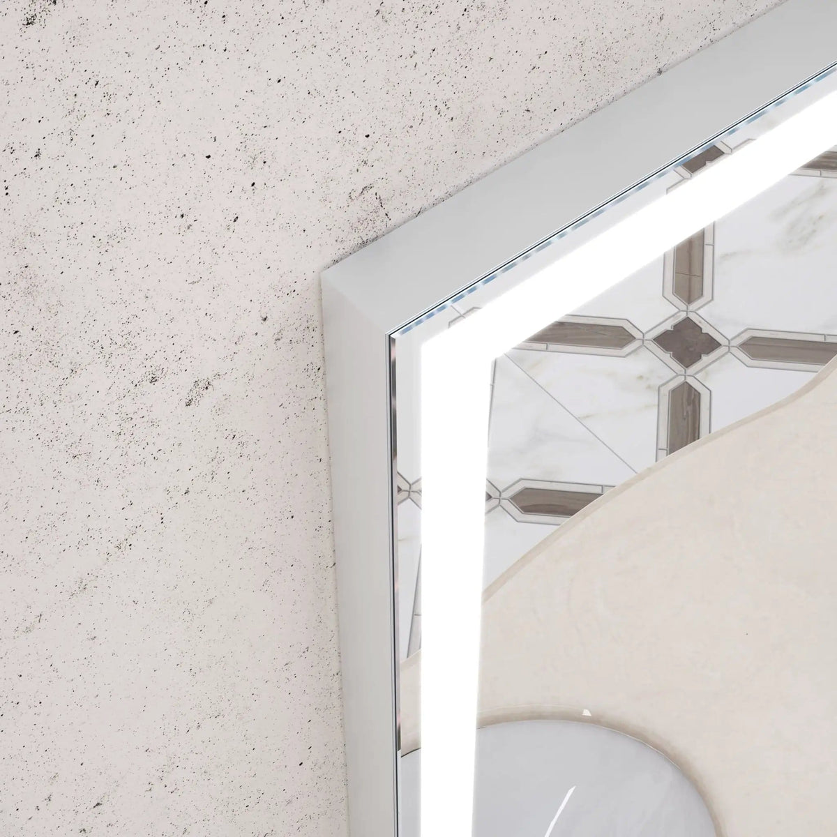 LED Bathroom Vanity Mirror Wall Mounted Adjustable / Warm / Natural Lights Anti-Fog | 3 Pieces | Bathroom Furniture | Bathroom