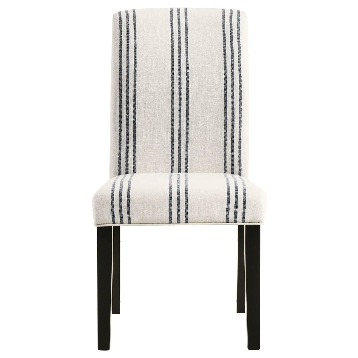Herran Upholstered Dining Side Chair Beige (Set of 2) | 19.5 x 26 x 39.25 in | Rubberwood & Linen | Dining Room