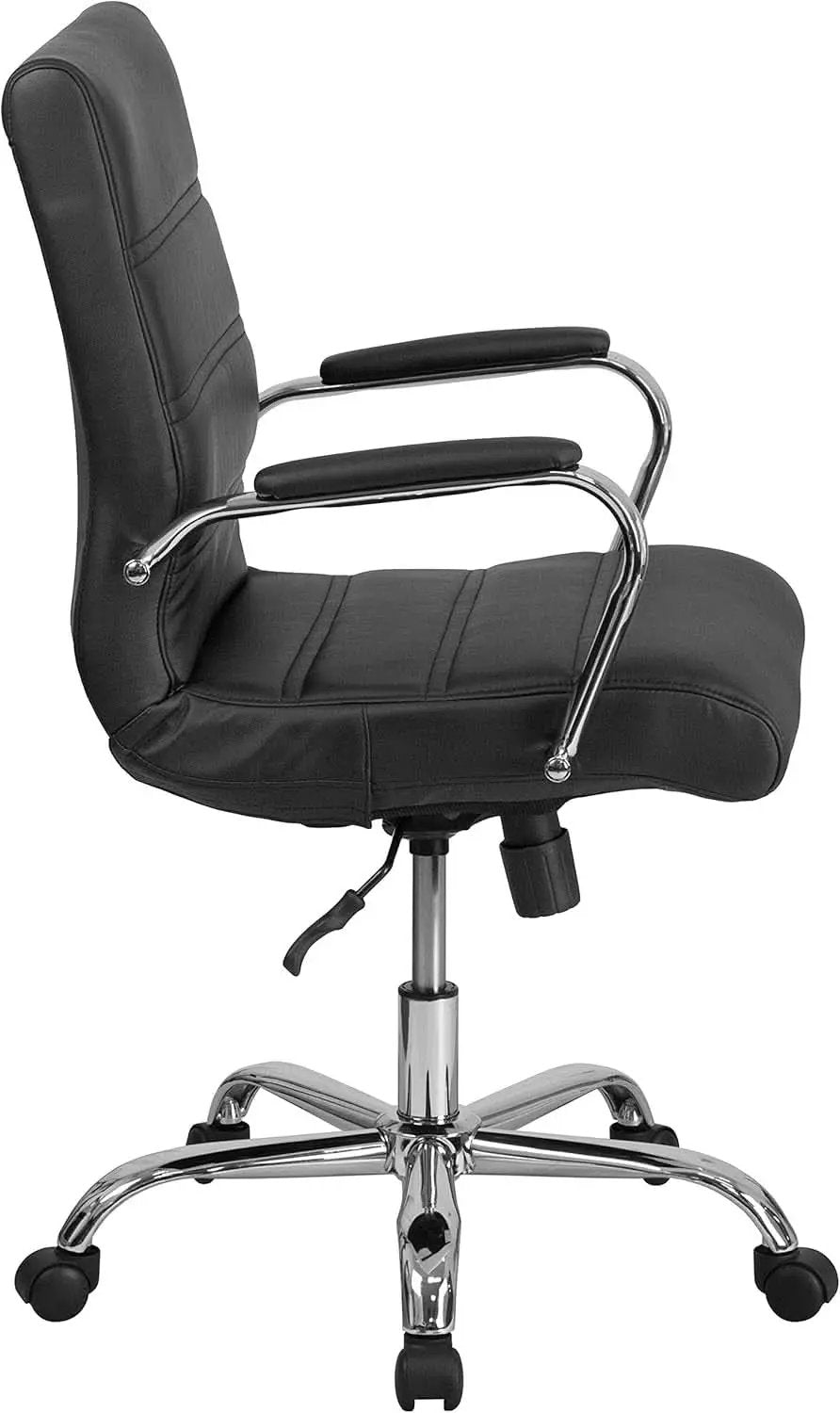 Desk Chair Black Adjustable Office Chair Home Study from PriceLows™
