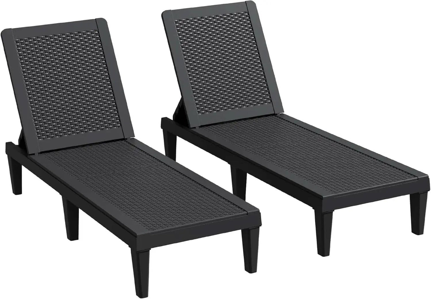 Adjustable Outdoor Chaise Lounge Chairs Set for Relaxation from PriceLows™