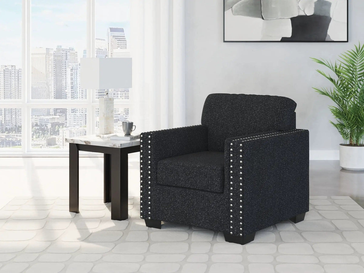 Jasmine Peaks Living Room Set Stationary Chair & Ottoman | Stationary Chair & Ottoman | Living Room Furniture | Living Room
