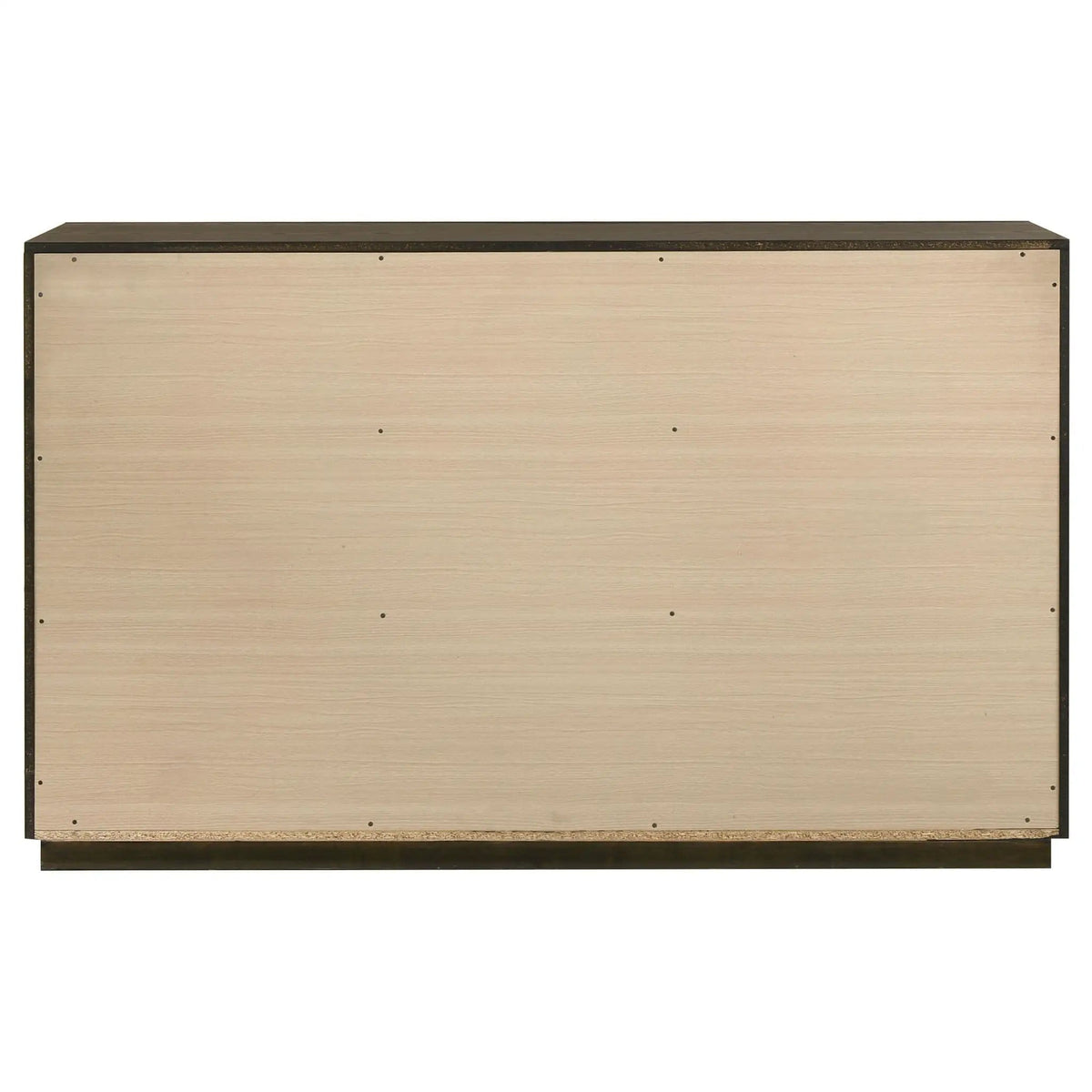 Atlas 7-drawer Bedroom Dresser Cabinet Dark | 63 x 17.75 x 39 in | Rubberwood & Engineered Wood | Oak