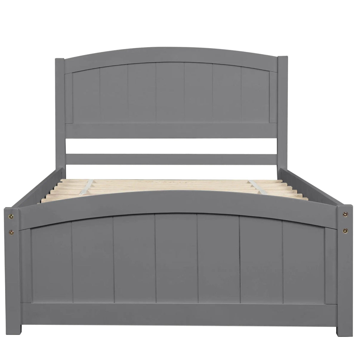 Wood Platform Bed | Headboard And Footboard | Slat Support | Minimalist Style