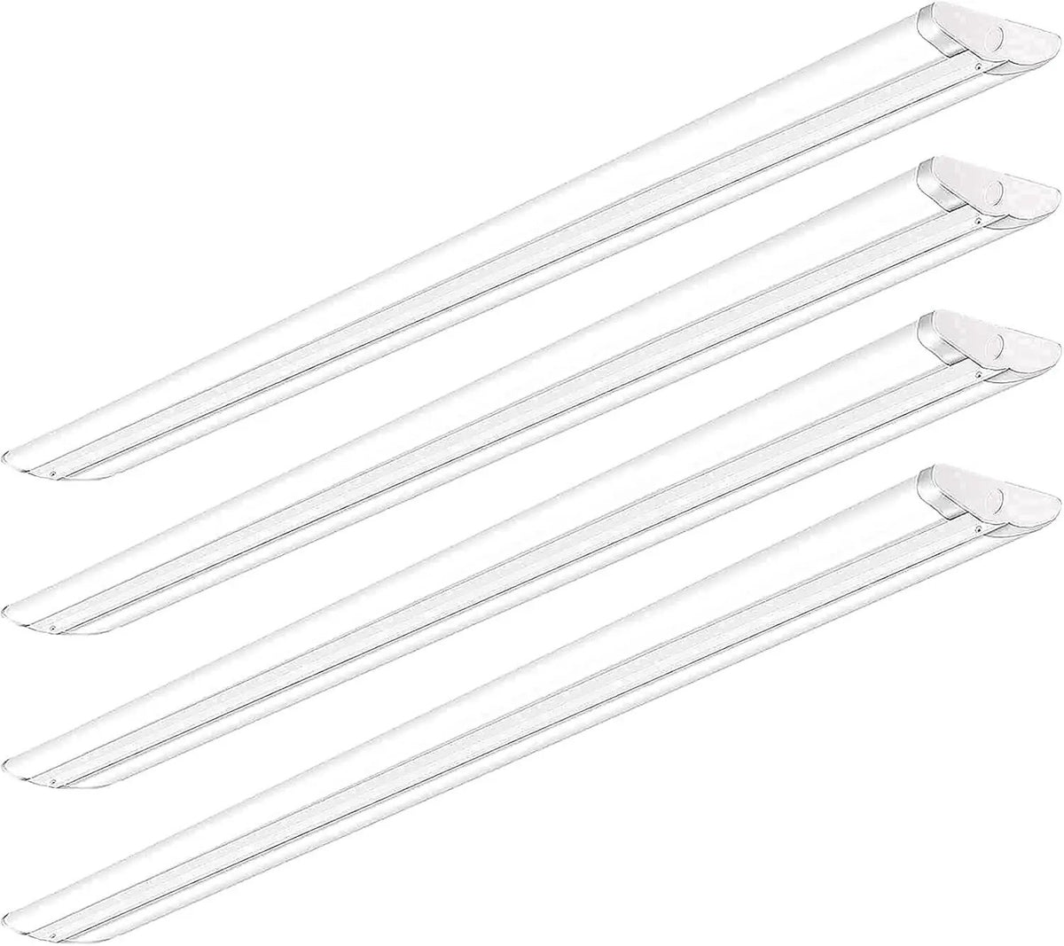 8Ft 110W Slim LED Shop Lights, 4-Pack, Energy Efficient from PriceLows™