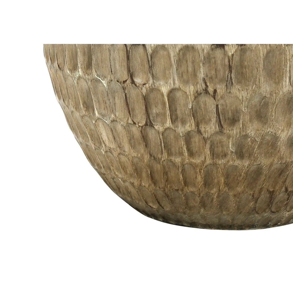 Lighting, Table Lamp, Resin, Contemporary - | 15 x 15 x 24.75 in | Linen & Resin | Brown