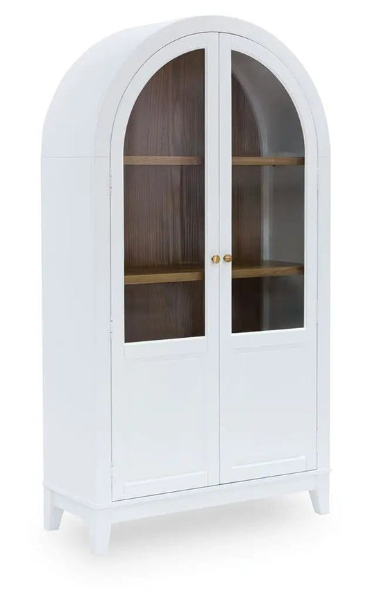 Dagandale Accent Cabinet | 3 Pieces | Glass | Living Room