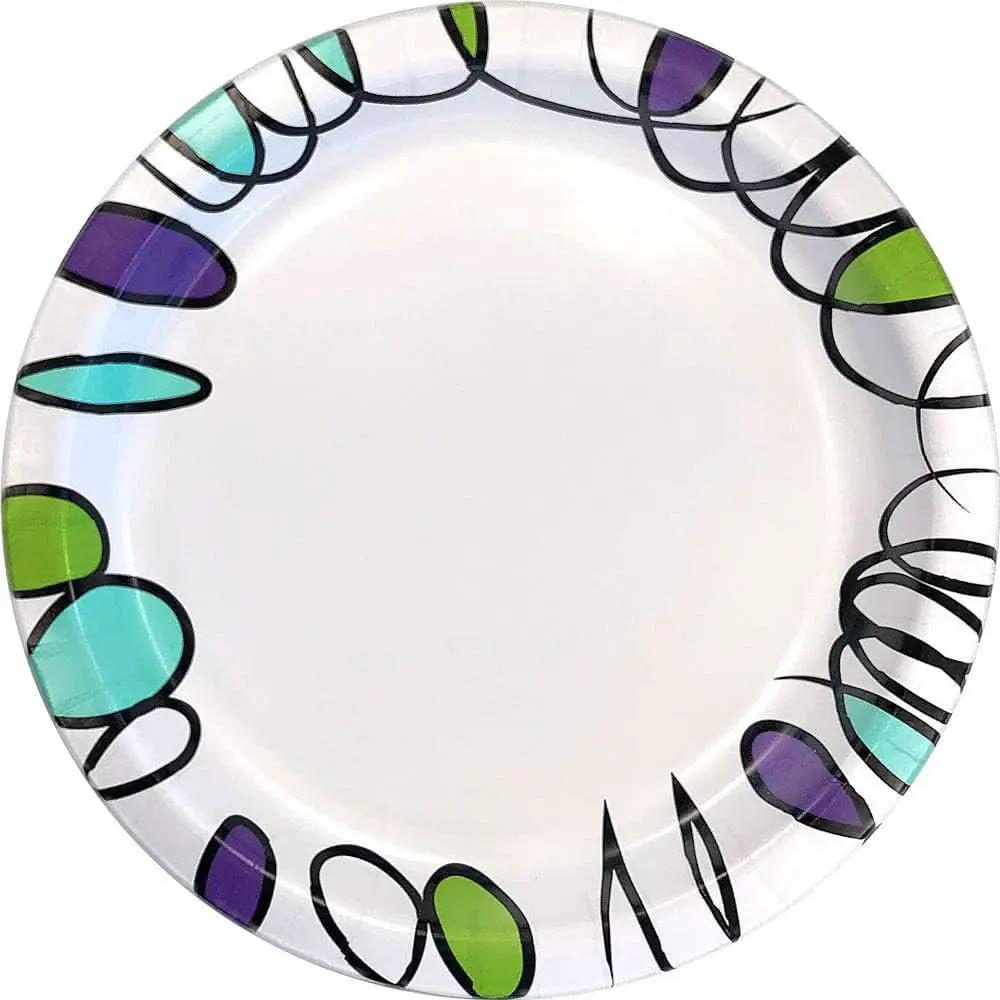 Disposable Paper Plates 6.87 Inch Microwave Safe 600 Count from PriceLows™