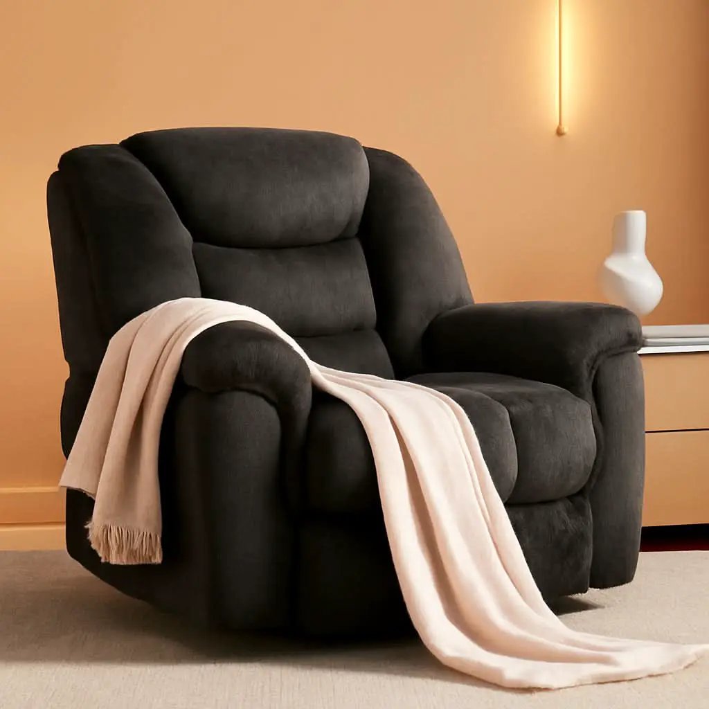 Oversized Swivel Recliner With Extra Wide Seat For Big And Tall from PriceLows™