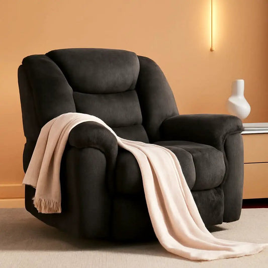 Oversized Swivel Recliner With Extra Wide Seat For Big And Tall from PriceLows™