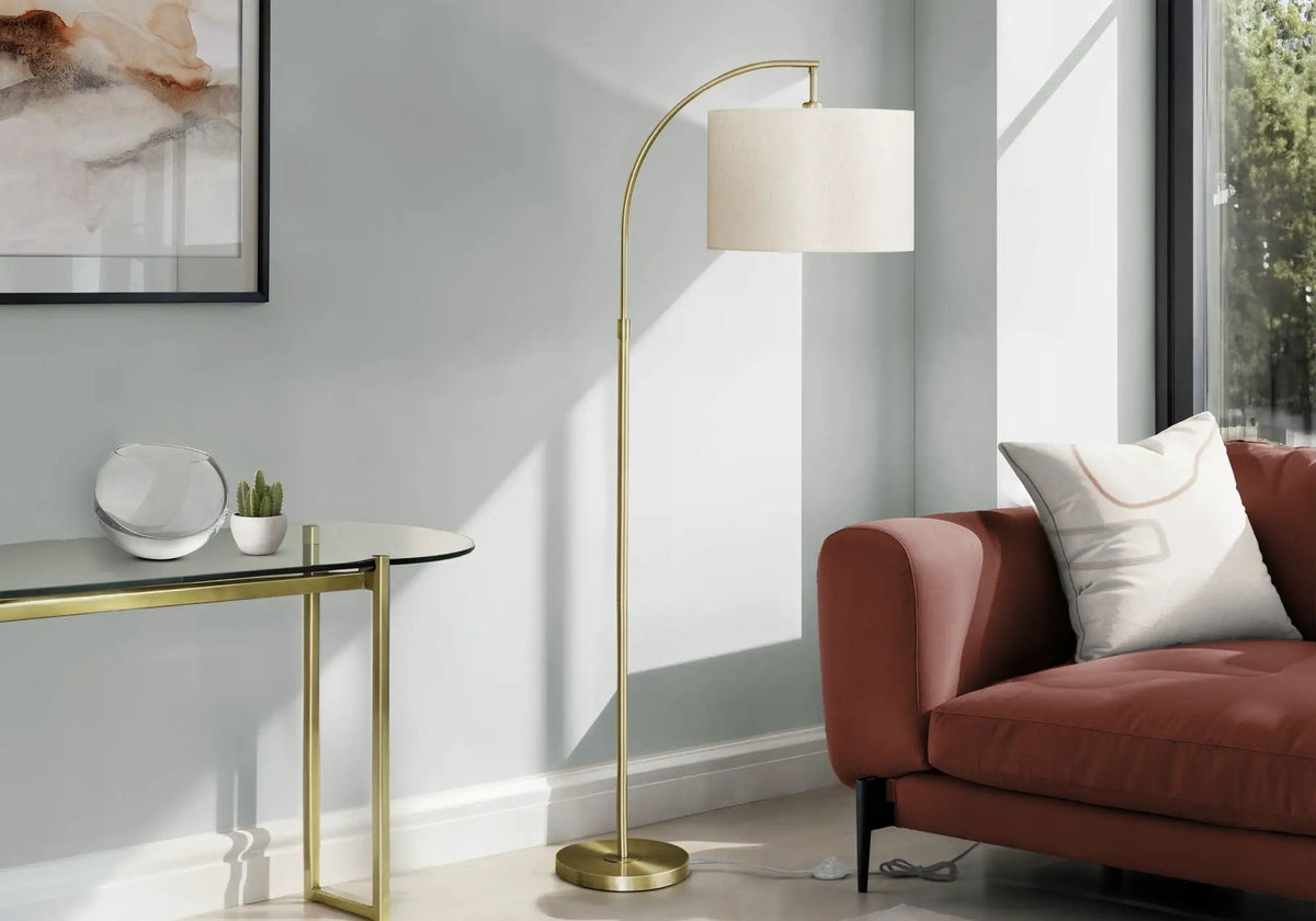 Arc Floor Lamp | 65 Inch Height | Contemporary Design | Up To 100W Bulb