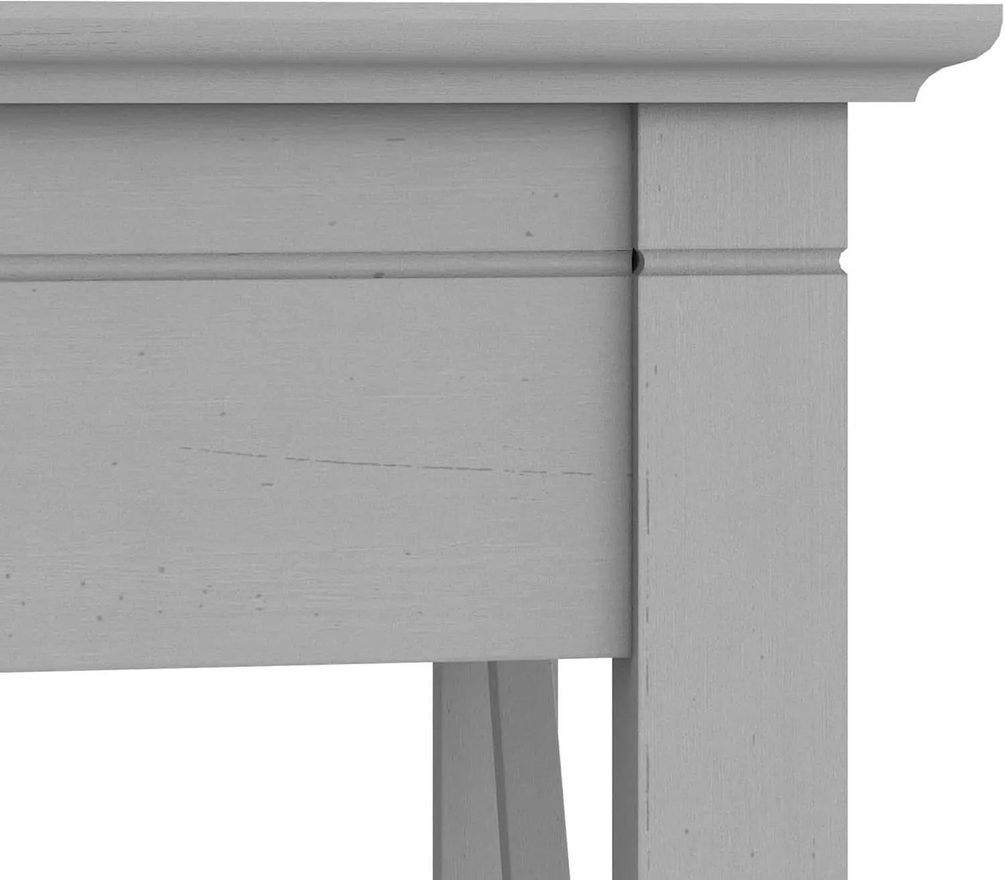 Bush Furniture Key West 60W L Shaped Desk Cape Cod Gray from PriceLows™