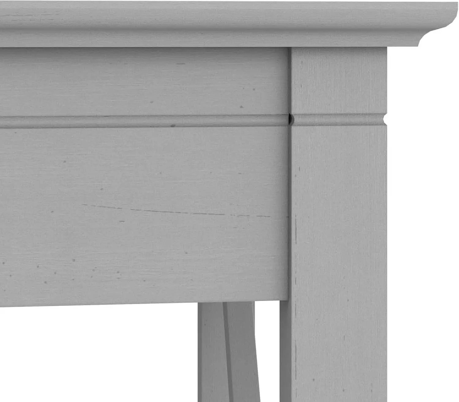 Bush Furniture Key West 60W L Shaped Desk Cape Cod Gray from PriceLows™