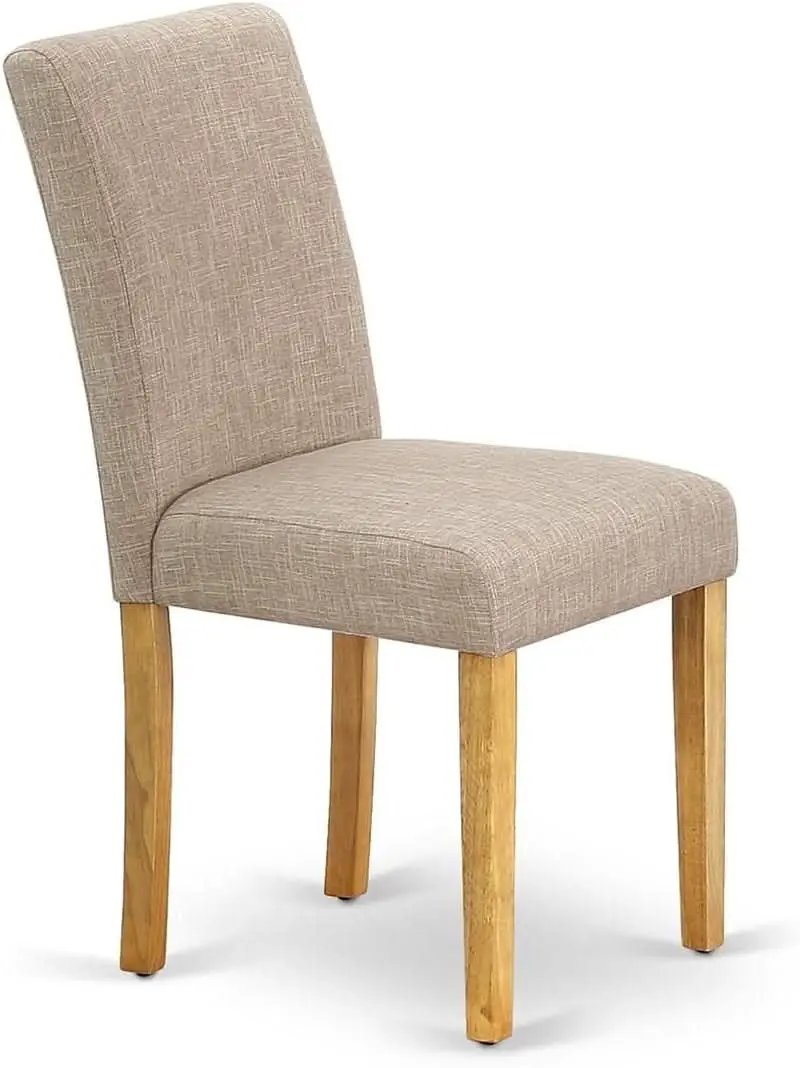 Abbott Parson Dining Chairs Light Tan Linen Set of 2 from PriceLows™