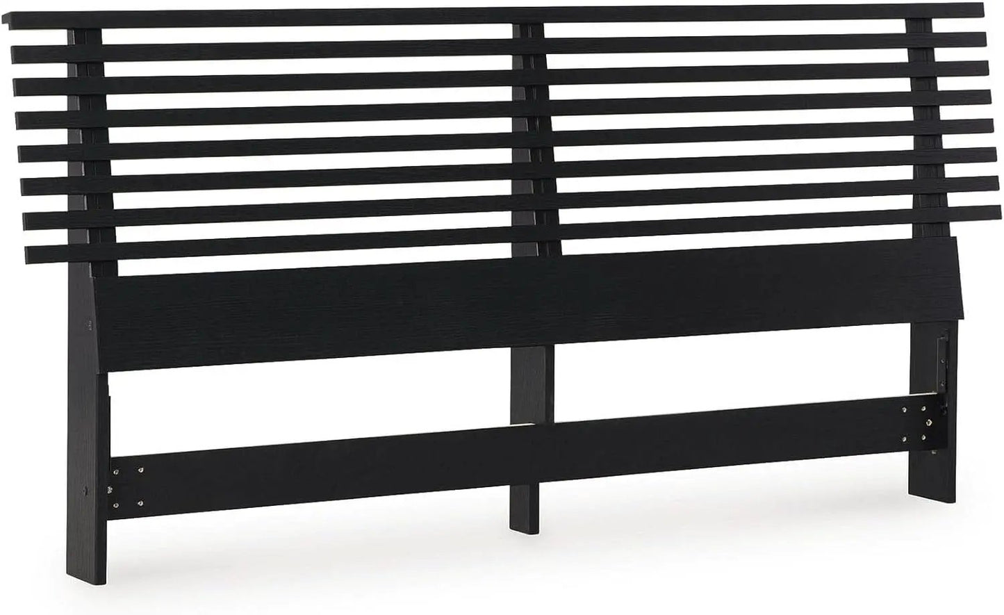 Modern Black Queen Slat Headboard Stylish Bedroom Design from PriceLows™