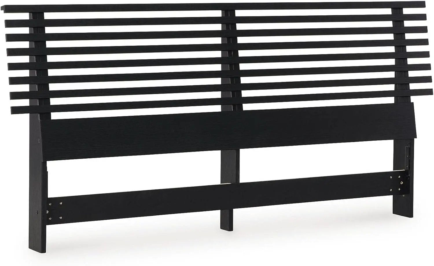 Modern Black Queen Slat Headboard Stylish Bedroom Design from PriceLows™
