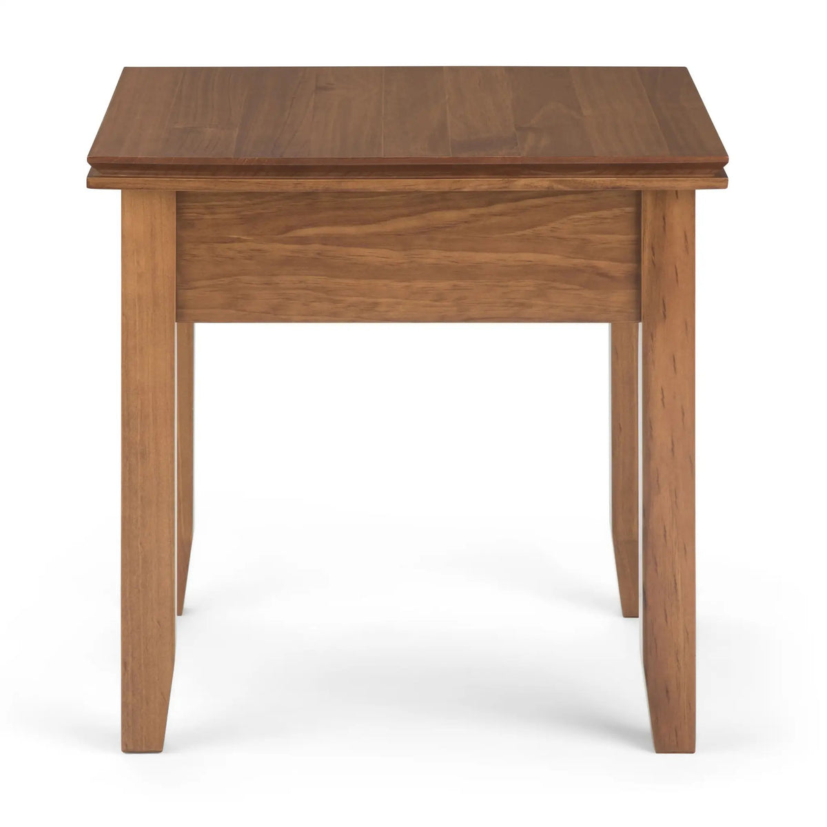 Artisan End Table | Handcrafted Solid Wood | One Drawer | Metal Drawer Glides