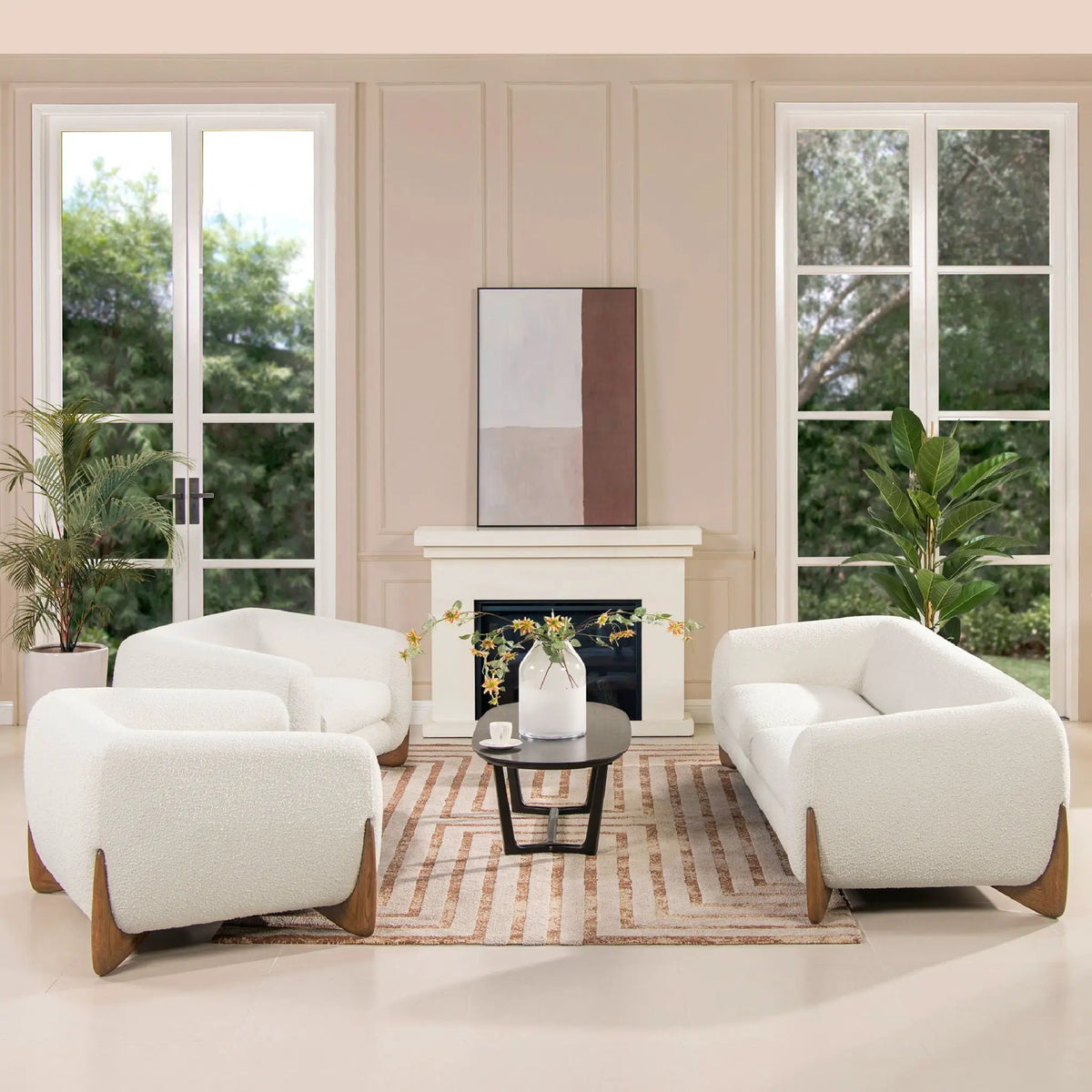 Alpine Arm Chair | Ideal Lounging Depth | Removable Seat Cushion | Sinuous Spring Support