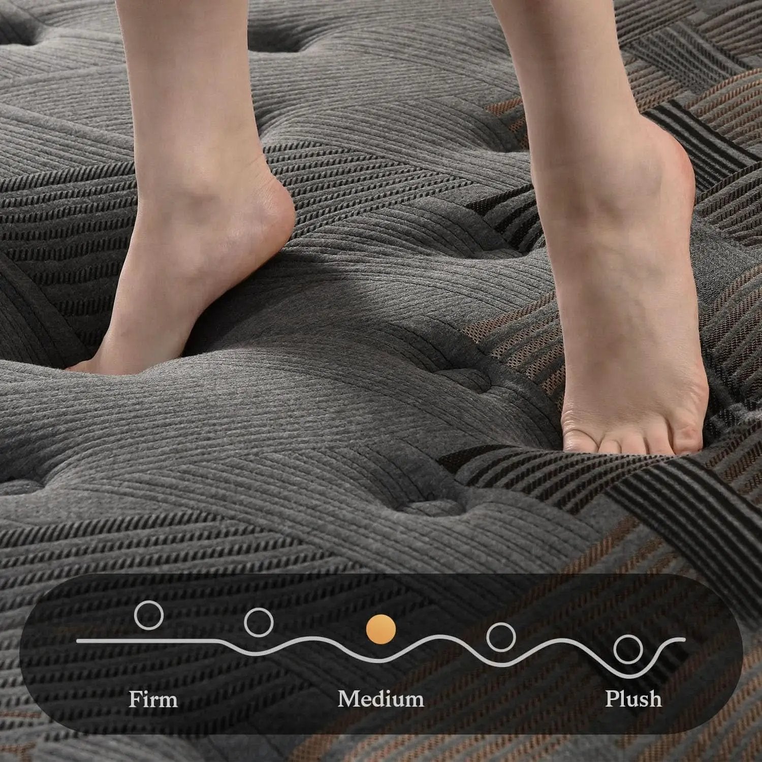 Queen 12 Inches Hybrid Memory foam Mattress CertipurUS from PriceLows™