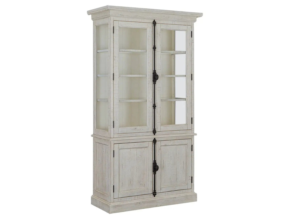 Bronwyn China Cabinet | China Cabinet | Tempered Glass & Mdf | Alabaster