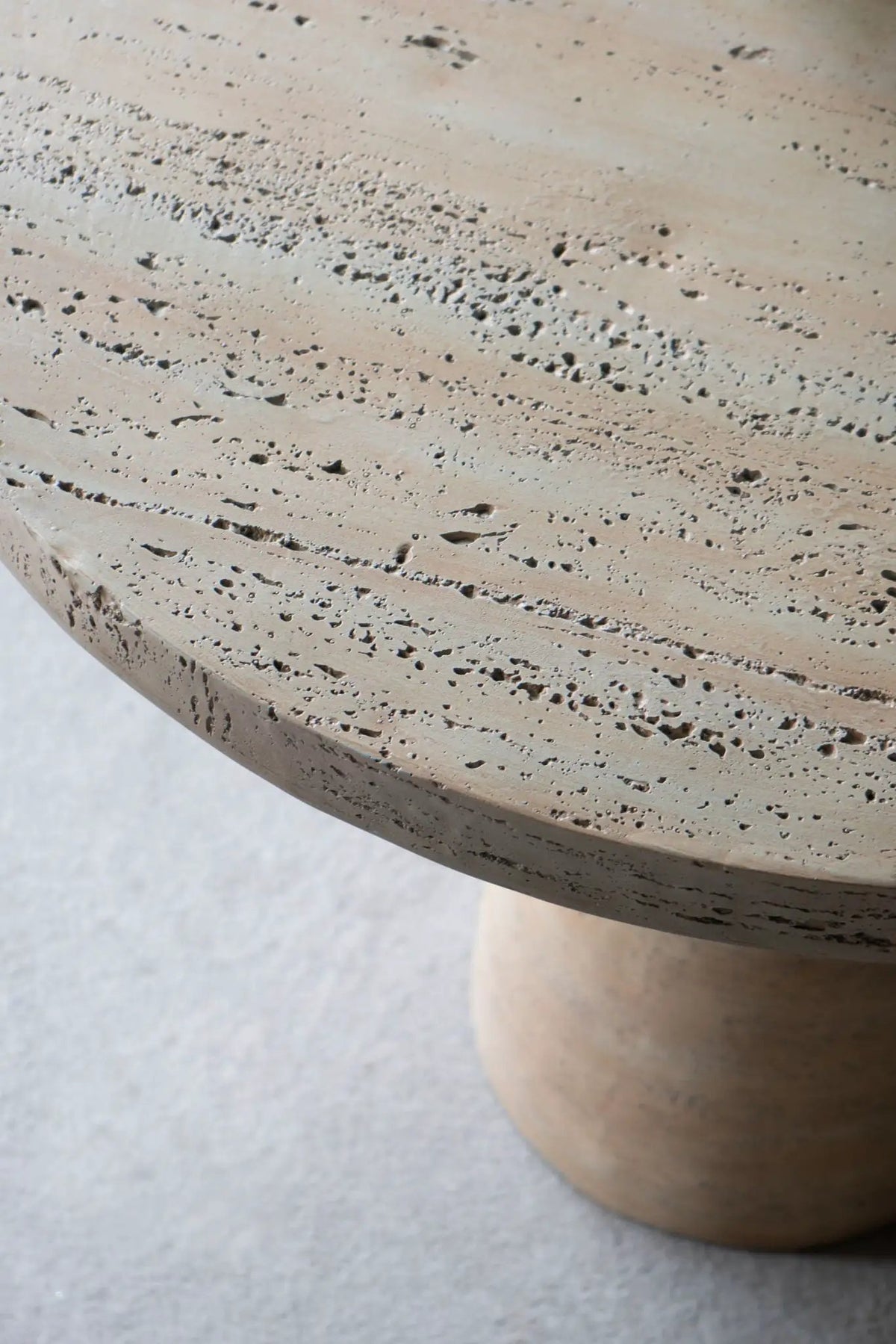 Round Pedestal Dining Table | 36 Inch Diameter | Magnesium Construction | Compact Size