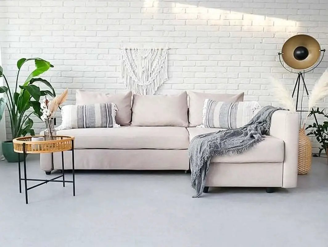 Friheten Slipcover For IKEA Sofa Bed Light Khaki Snug Fit from PriceLows™