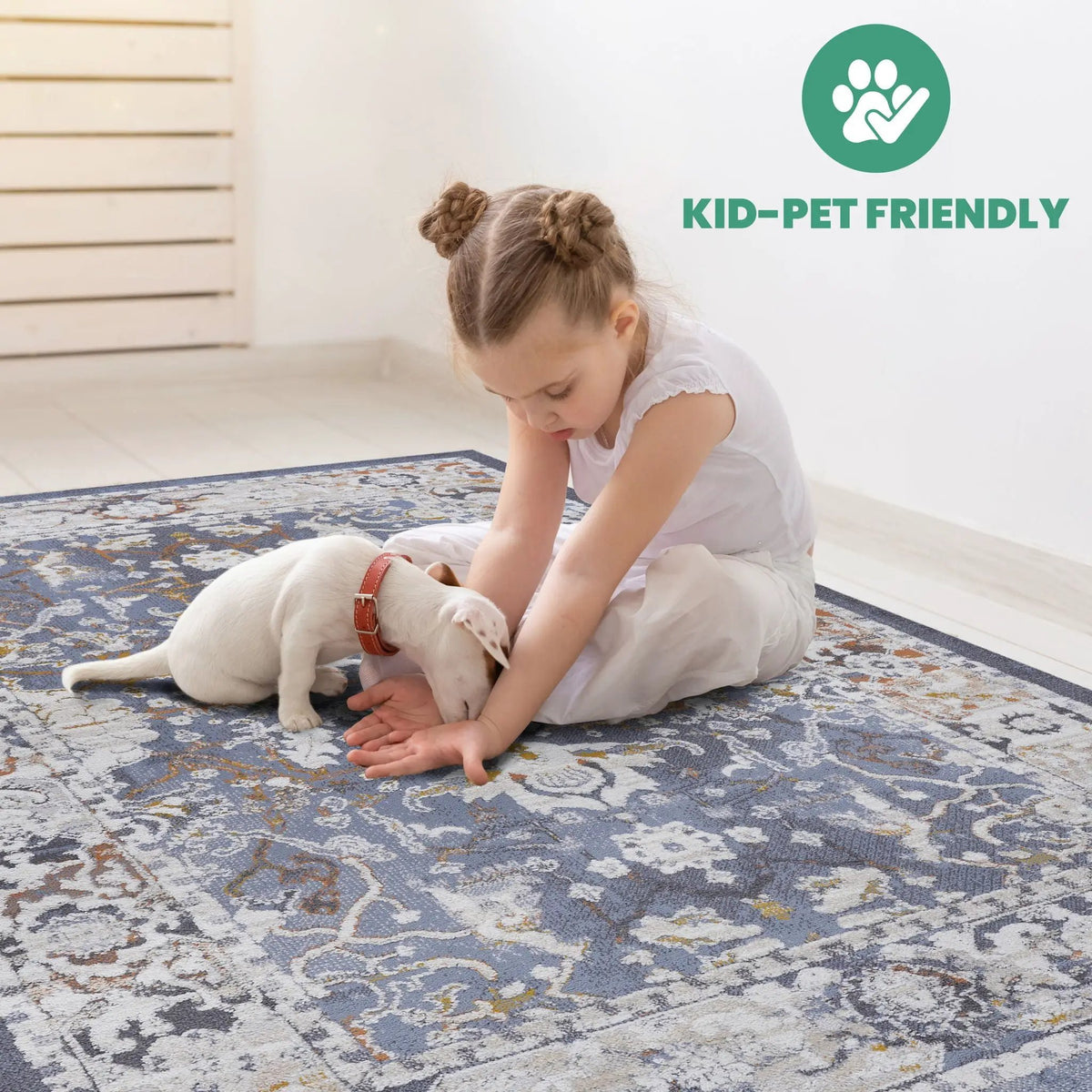 Payas Trendy Traditional Runner Rug | 96 x 26 Inch | Stain Resistant | Non-Shedding Machine-Woven