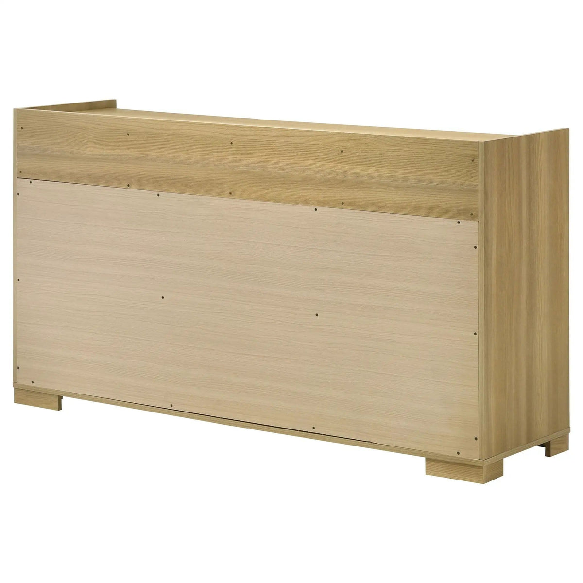 Hyland 6-drawer Dresser | 60.75 x 17.25 x 33.75 in | Engineered Wood & Metal | Natural