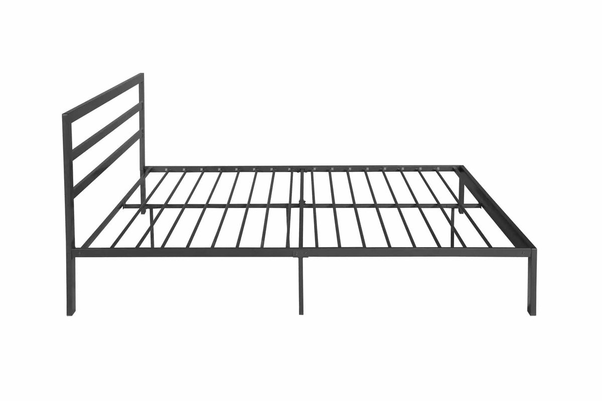 Metal Bed Frame With Headboard | 84.05 x 61.42 x 36.6 in | Metal | Bedroom