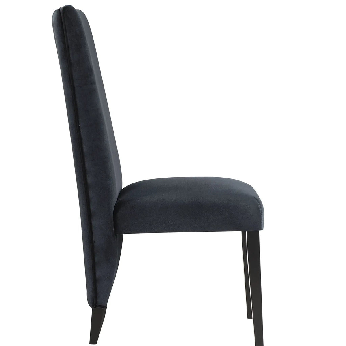 Contemporary Dining Chairs | Rubber Wood | Extended Backrest | Set of 2