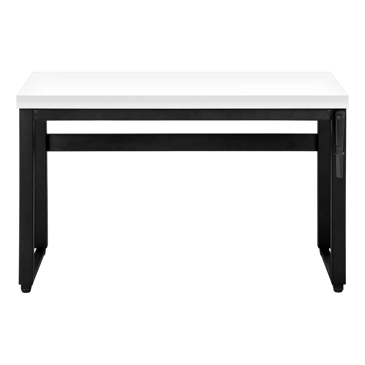 Adjustable Standing Computer Desk | 47.25 Inch Width | Thick Panel Tabletop | Contemporary Design