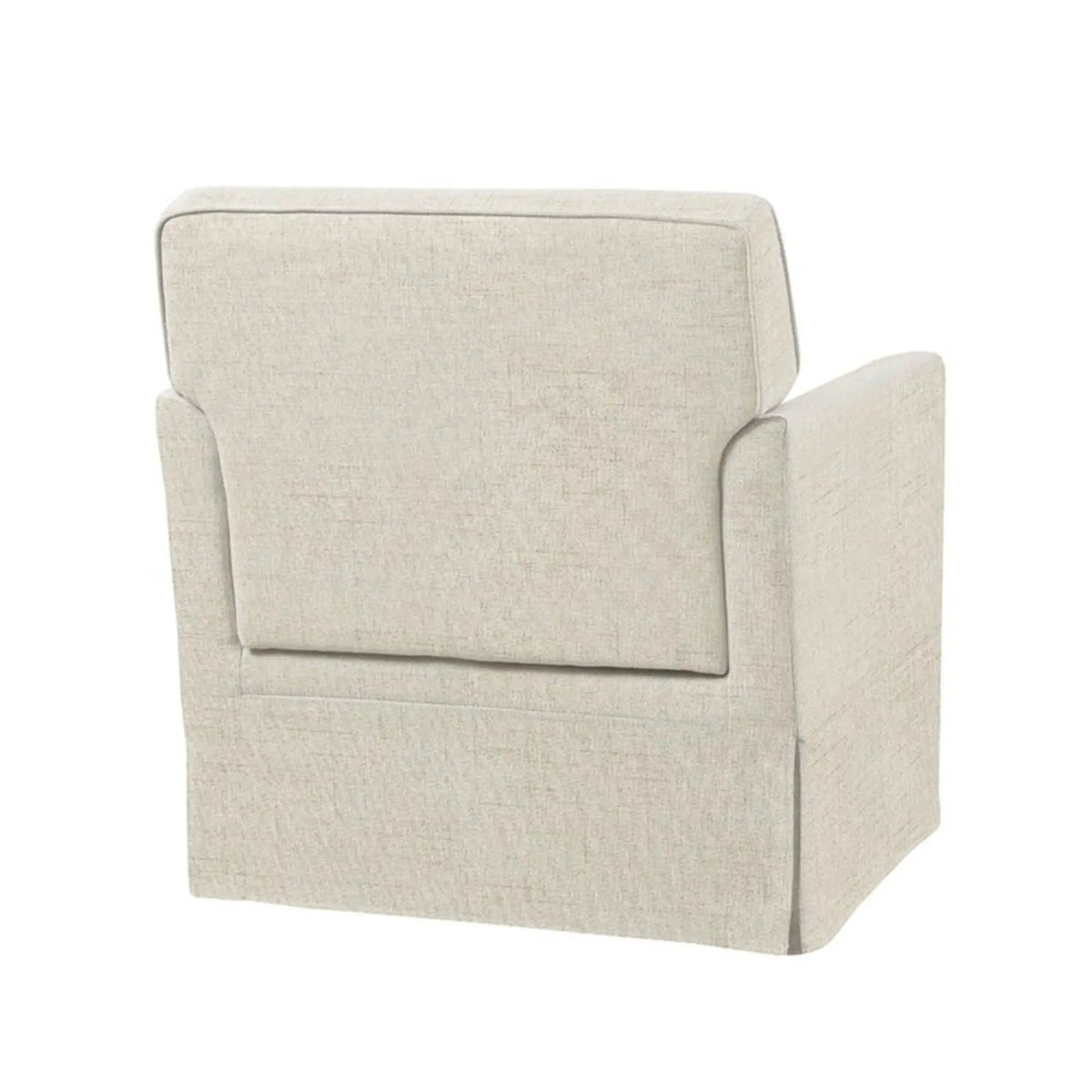 Timeless Accent Armchair | Classic Track Arm Silhouette | Skirted Base | Slipcover Design