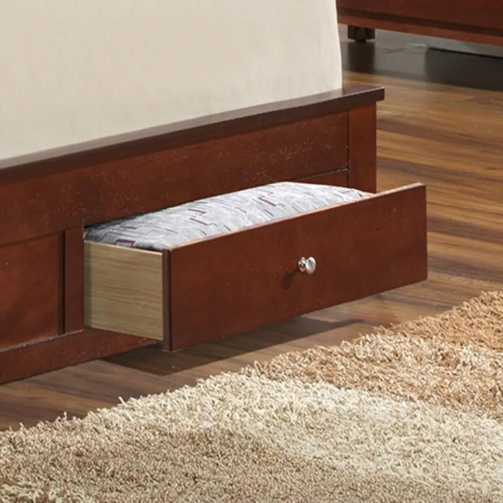 Modern Storage Bed | Ample Bedroom Storage | Wood And Manufactured Wood | 81 Inch Length