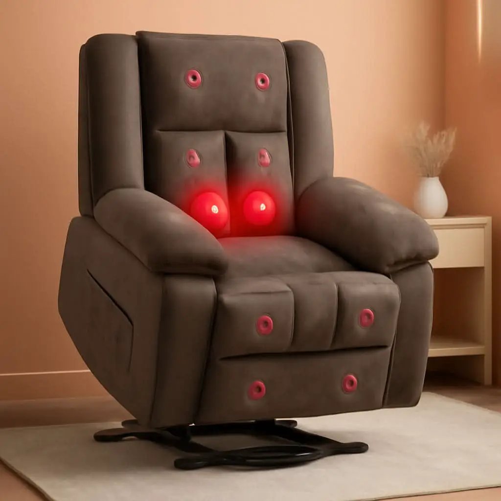 Electric Power Lift Recliner Chair With Massage And Heat from PriceLows™
