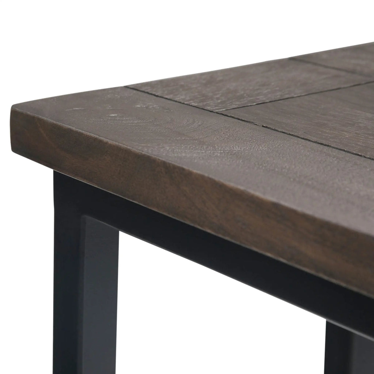Skyler C Side Table | Handcrafted Solid Wood | Slide Under Couch Design | 24 Inch Height