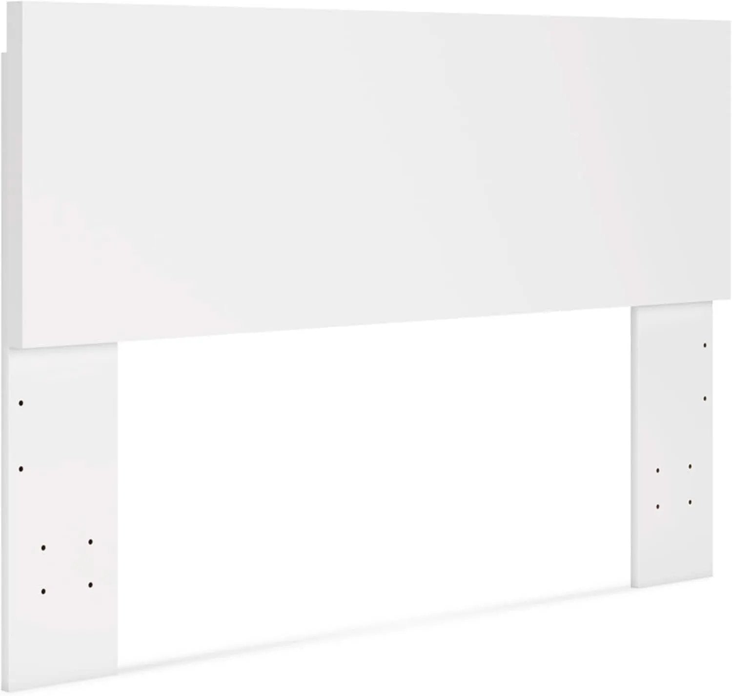 Contemporary Adjustable Height Queen Panel Headboard White from PriceLows™