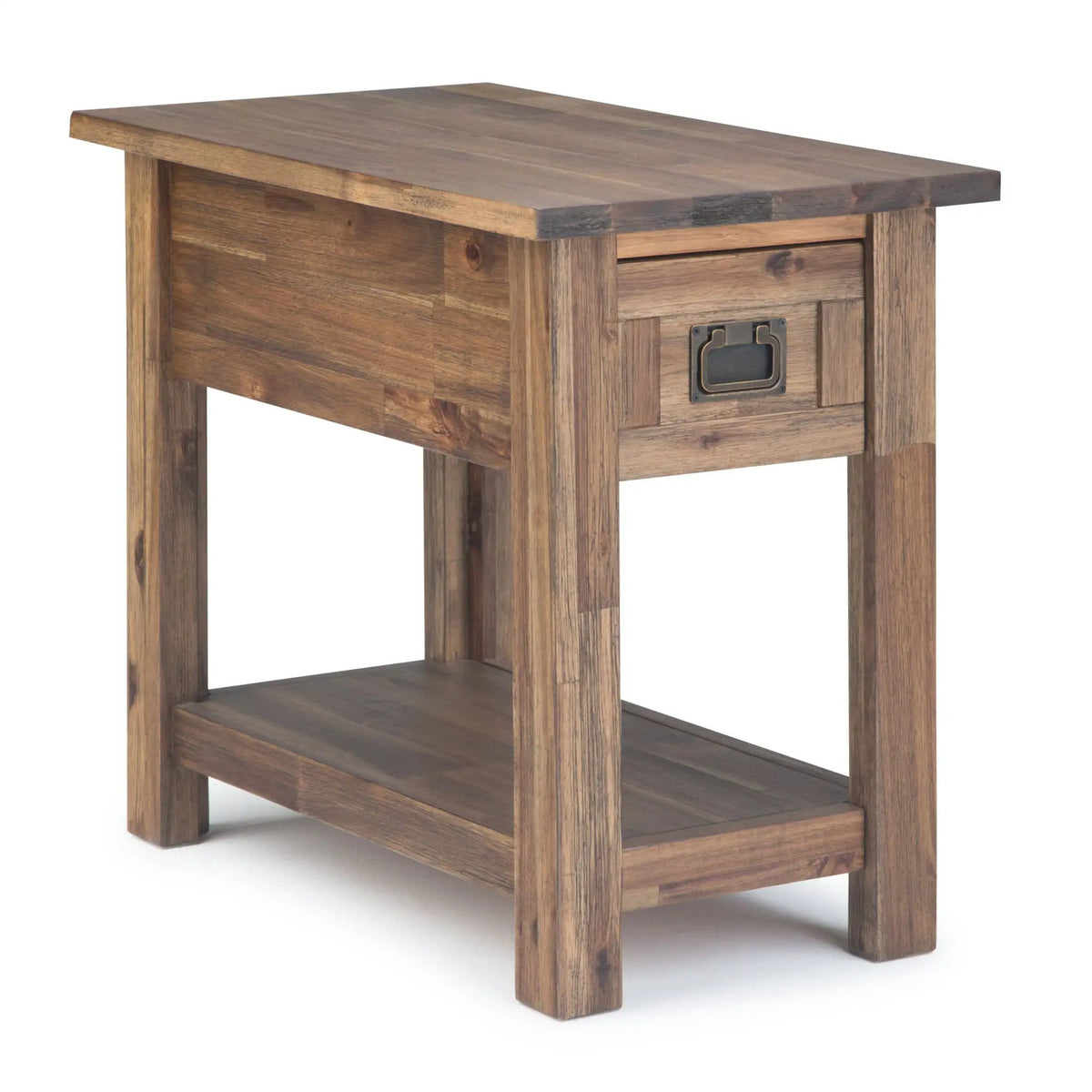 Monroe Handcrafted Side Table | Solid Acacia Hardwood | NC Lacquer Finish | 38 Inch Square
